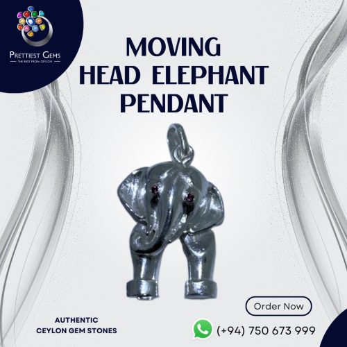 Moving head Elephant Pendant